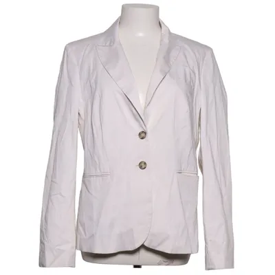 Blazer (Wit) van Oui Acetaat, Katoen, Elastaan, Polyamide