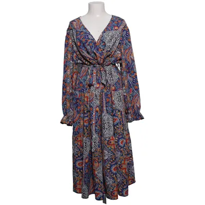 Maxi dress (Blue, Multicolored) from Shein Curve
