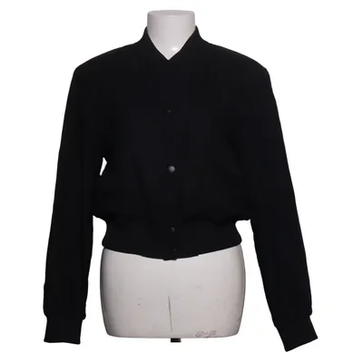 Bomberjacke (Schwarz) von H&M Premium Quality Viskose, Leinen, Polyester