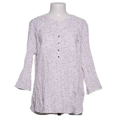 Blouse (White, Beige) from Canda Polyester