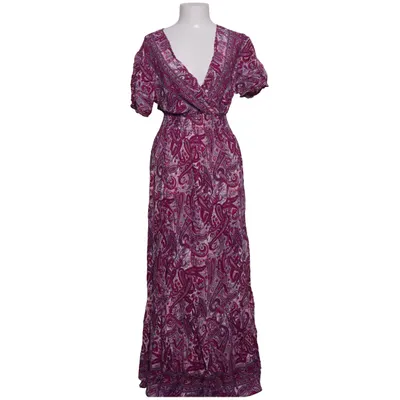 Maxi dress (Purple, Pink, White) from Defox Cotton