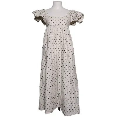 Kjole (Beige, Sort) fra H&M Trend Bomuld