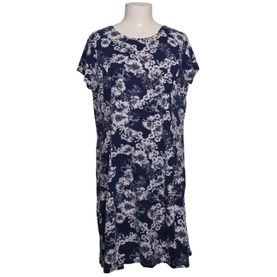 Jurk (Blauw, Wit) van Yessica by C&A Katoen, Elastaan