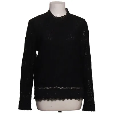 Blouse (Black) from Luxzuz Cotton, Polyamide