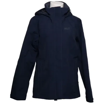 Regnjakke (Blå) fra Jack Wolfskin Polyamid, Polyester