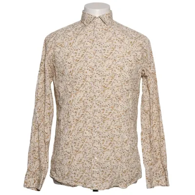 Chemise (Beige, Blanc) de Premium by Jack & Jones Coton