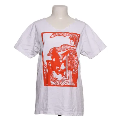 T-shirt (Vit, Röd) från Mister Tee Bomull