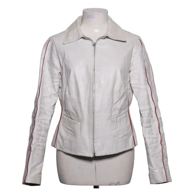 Leather jacket (White) from Kaos Leather, Polyester
