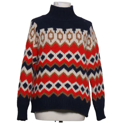 Sweater (Blue, Red, Multicolored) from Jake*s Acrylic, Polyester, Wool