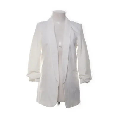 Blazer (Wit) van Pieces Elastaan, Polyester, Viscose