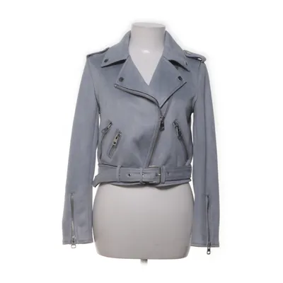 Bikerjacka (Blå) från Zara Basic Outerwear Elastan, Polyester