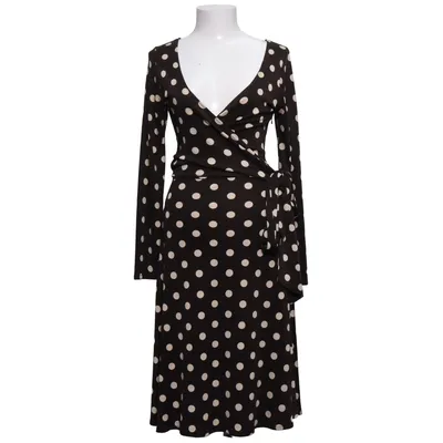Wrap dress (Black, White) from Allude Silk