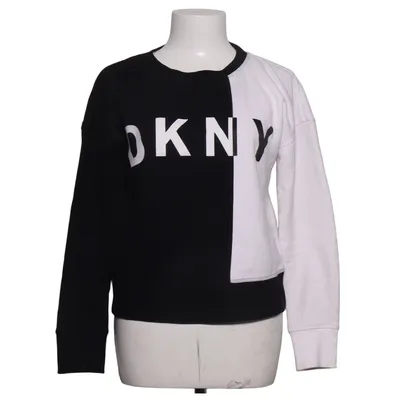 Sweatshirt (Noir, Blanc) de DKNY Sport Coton, Polyester