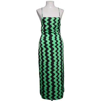 Kjole (Grøn, Sort, Flerfarvet) fra Monki Elastan, Polyester