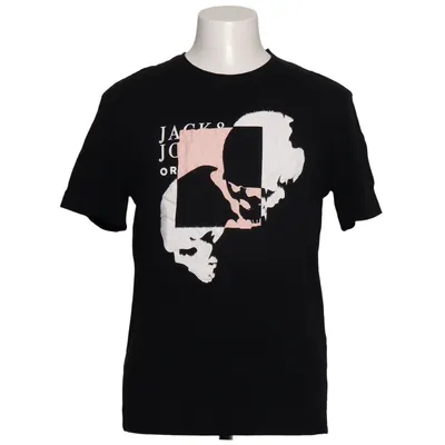 T-shirt (Jorjack Tee Ss Crew Neck Blk) from Jack & Jones Originals Cotton