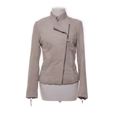 Läderjacka (Beige) från Just Top Polyester, Skinn