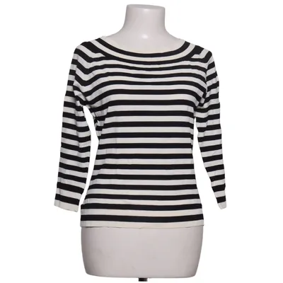Lange mouwen shirt (Zwart, Wit) van Alain Manoukian Polyamide, Viscose
