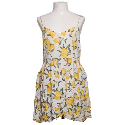 Klänning (Vit, Gul, Grön) från Divided by H&M Elastan, Viskos