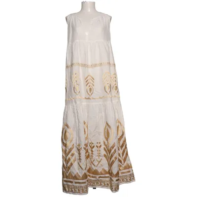 Maxi jurk (Wit, Goud) van Greek Archaic Kori