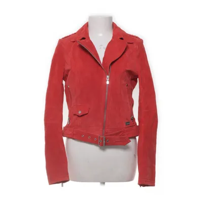 Bikerjack (Rood) van Jofama Suède