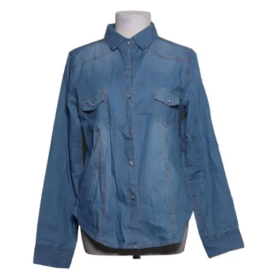 Denim shirt (Blue) from Miss Sara Cotton, Polyester