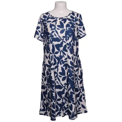 Jurk (Blauw, Wit) van Zeagoo Elastaan, Polyester