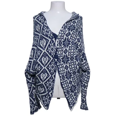 Cardigan (Blue, White) from Twin Set Simona Barbieri Cashmere, Polyamide, Viscose, Wool