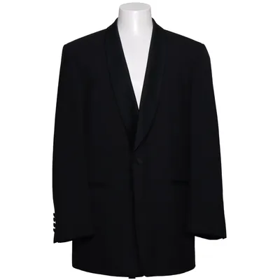 Tuxedo jacket (Black) from Wilvorst Wool