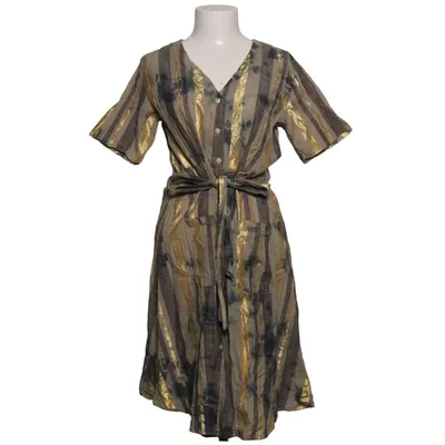 Robe chemise (Gris, Or, Noir) de Bagatelle France Coton