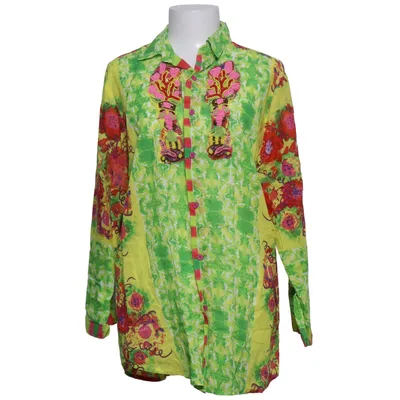 Blouse (Groen, Geel, Meerkleurig) van Antica Sartoria Katoen