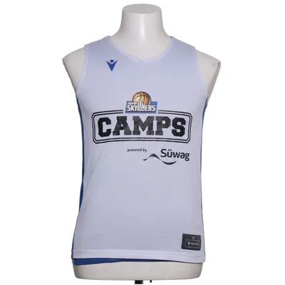 Basketbalshirt (Blauw, Wit) van Macron