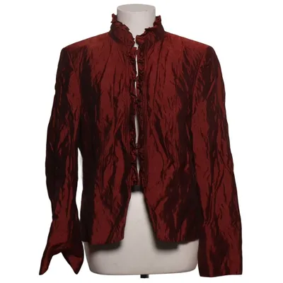 Kavaj (Röd) från Vera Mont Acetat, Metallfiber, Polyester