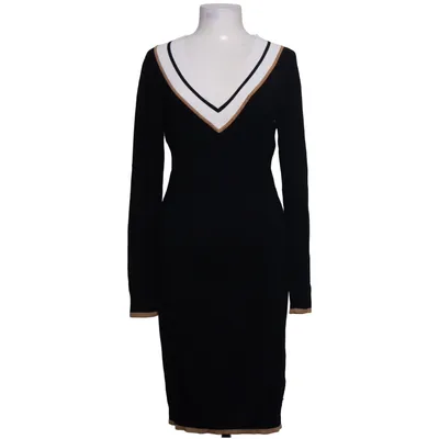 Jurk (Zwart, Wit, Bruin) van AJC Polyamide, Viscose