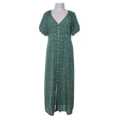 Skjortekjole (Grøn, Flerfarvet) fra Rut & Circle Polyester