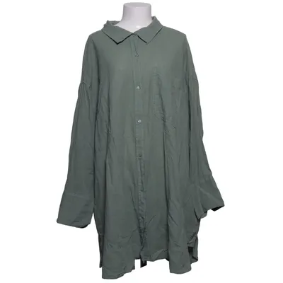 Hemd (Grün) von H&M Trend Baumwolle, Leinen