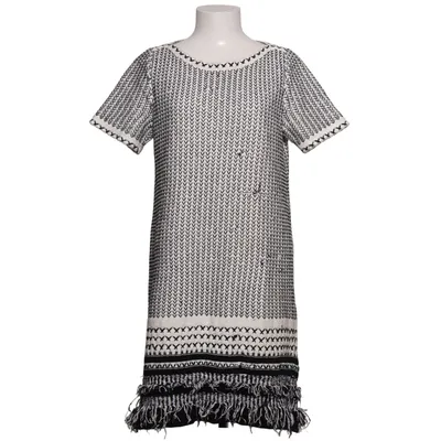 Dress (White, Black) from Paule KA Cotton, Polyamide