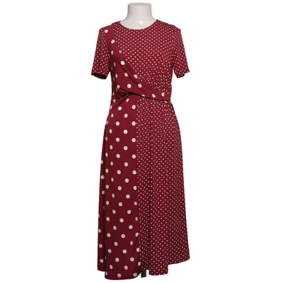 Maxi dress (Red, White) from ASOS Elastane, Polyester