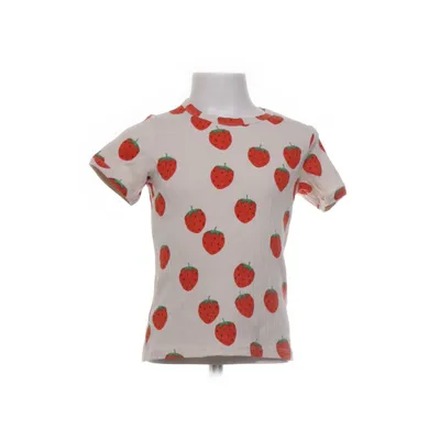 Klänning (Vit, Röd) från Mini Rodini Bomull, Elastan