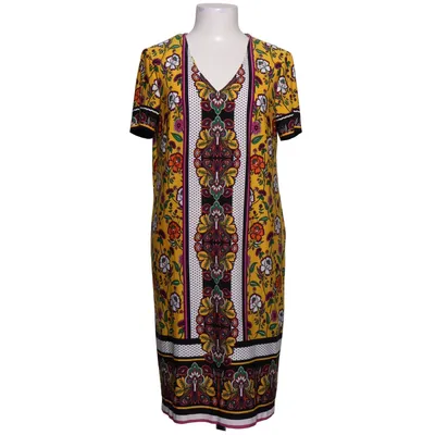 Klänning (Gul, Flerfärgad) från London Times Elastan, Polyester