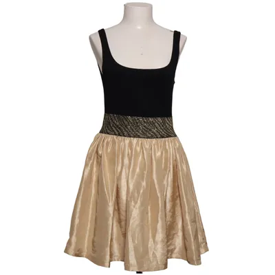 Jurk (Zwart, Beige, Goud) van Romeo & Juliet Couture Elastaan, Polyester