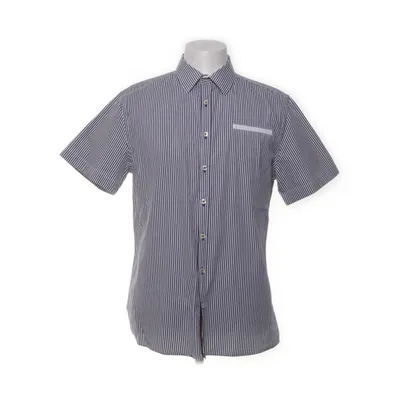 Chemise à manches courtes (Blanc, Bleu) de Savvy Citizen Coton