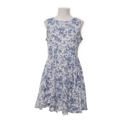 Dress (White, Blue) from Stella Morgan Cotton, Elastane