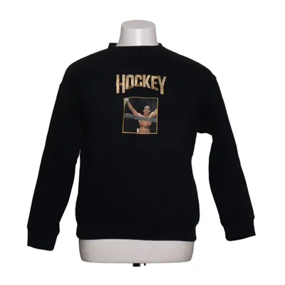 Sweatshirt (Noir) de Hockey Coton, Polyester
