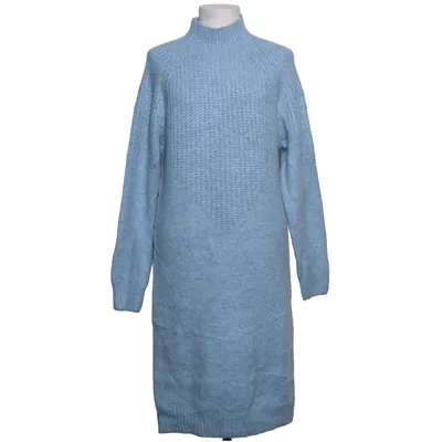 Jurk met col (Blauw) van Usha Acryl, Elastaan, Polyamide, Polyester
