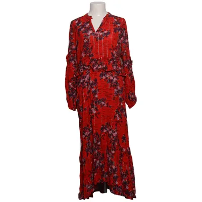 Maxi dress (Red, Multicolored) from Munthe Metallic fiber, Viscose