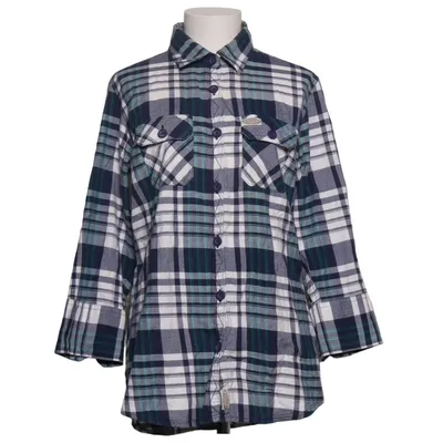 Flanellskjorta (Blå, Vit, Grön) från Tutti Frutti Bomull