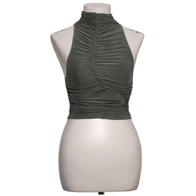 Tanktop (Groen) van Pull & Bear Elastaan, Polyester