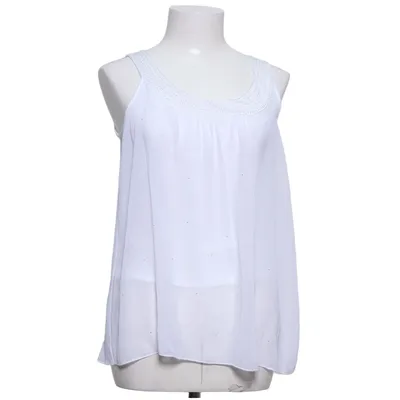 Top (White) from Black Saks Fifth Avenue Polyester, Viscose