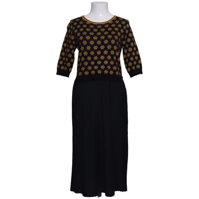 Dress (Black, Yellow) from Beauty Women Elastane, Metallic fiber, Polyamide, Viscose