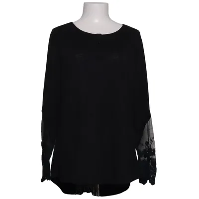 Top (Black) from Lesara Elastane, Polyester